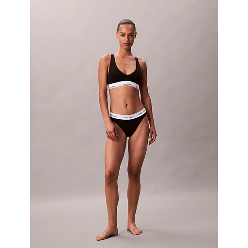 Calvin Klein Tanga - Icon Cotton Modal - Black