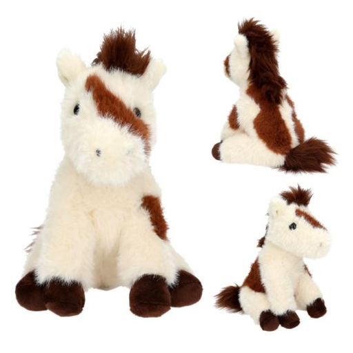 Peluche Cheval Tacheté Miss Melody 20 cm