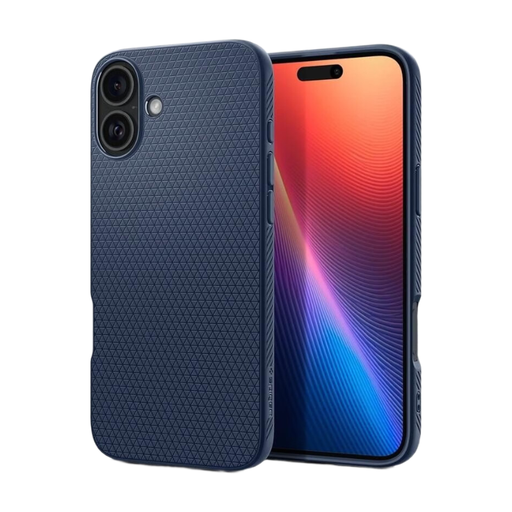 Spigen Liquid Air iPhone 16 Case in Blau