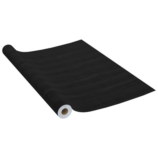 vidaXL Self-Adhesive Furniture Foil - Dark Wood Color, 500 x 90cm