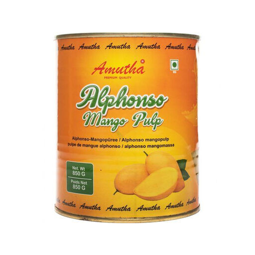 Amutha Mango Pulp Alphonso 850g