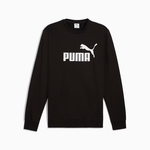 Puma Essentials No. 1 Logo Crew in Puma Black