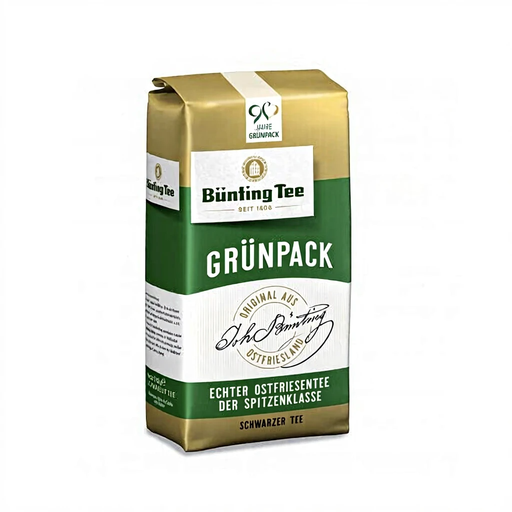 Bünting Tee Grüner Pack Real East Frisian Tea Loose 500 g