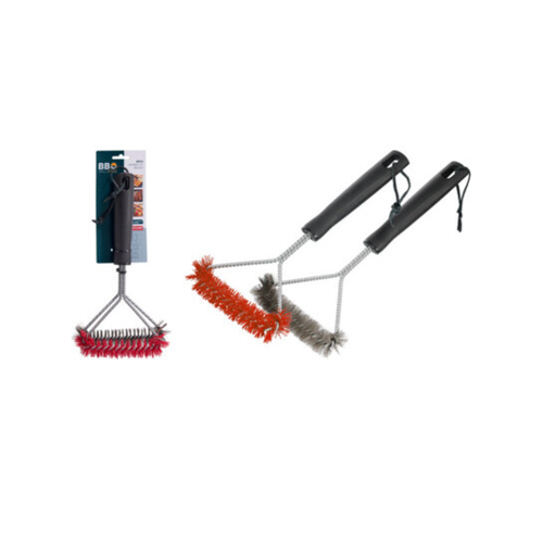 Set mit 2 BBQ Grill-Dreiecksbürsten