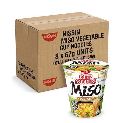 NISSIN Cup Noodle Miso Vegetable Flavour