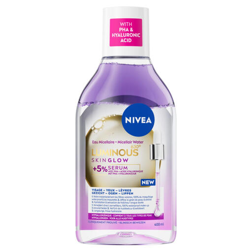 Nivea Luminous630 Skin Glow Micellar Water for Face 400ml