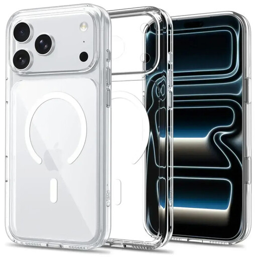 Tech-Protect FlexAir Hybrid CC MagSafe clear case for iPhone 17 Pro and iPhone 18 Pro