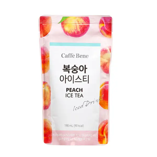 Caffe Bene Peach Ice Tea Pouch 190ml