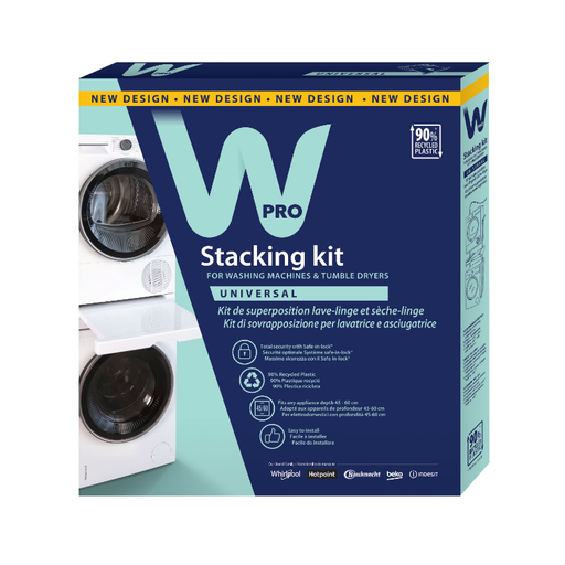 Wpro SKN101 stacking kit with sliding shelf and strap