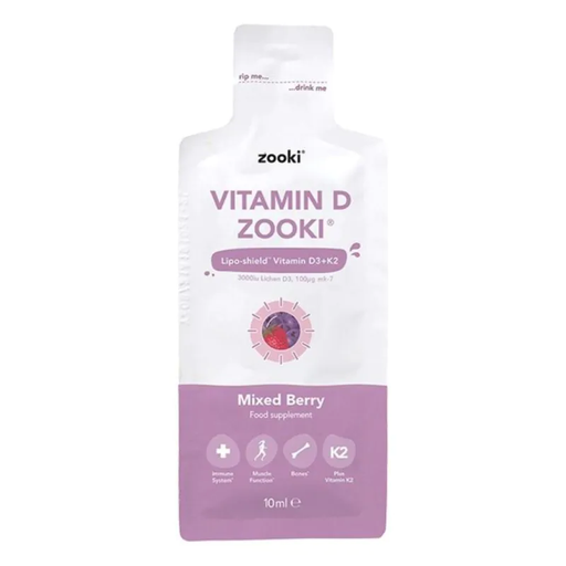 Zooki Liposomal Vitamin D Immune Support Sachets - 10ml Sachet