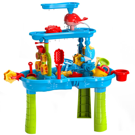 Kids Sand Water Table for Toddlers, 3-Tier