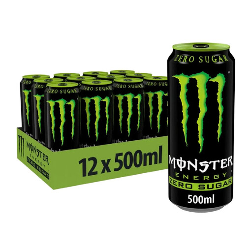 Monster Energy Green Zero Sugar x12 cans