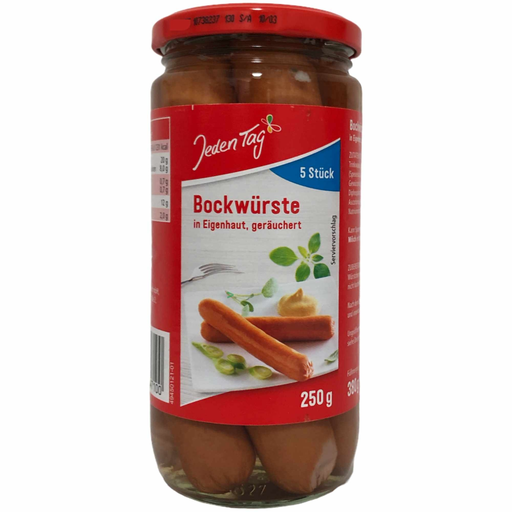 Jeden Tag Smoked Bockwurst 5x50g