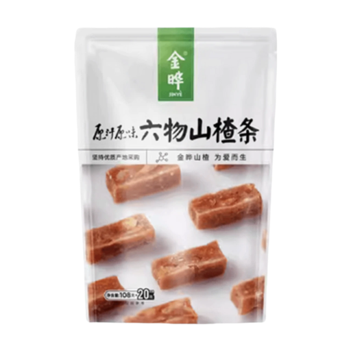 Lamelles d'aubépine aux six ingrédients Jin Ye 128g