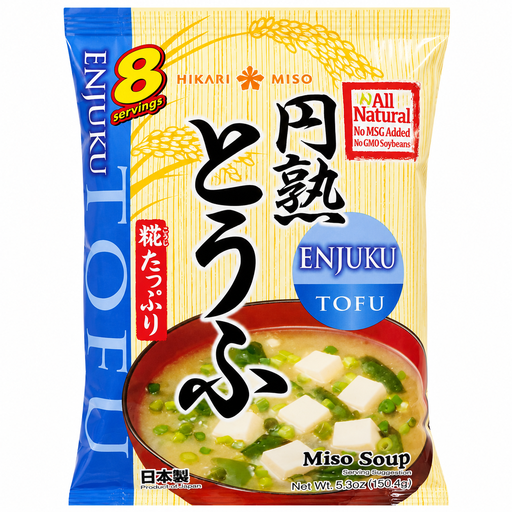 Hikari Soupe Miso Instantanée Enjuku Tofu 8pc