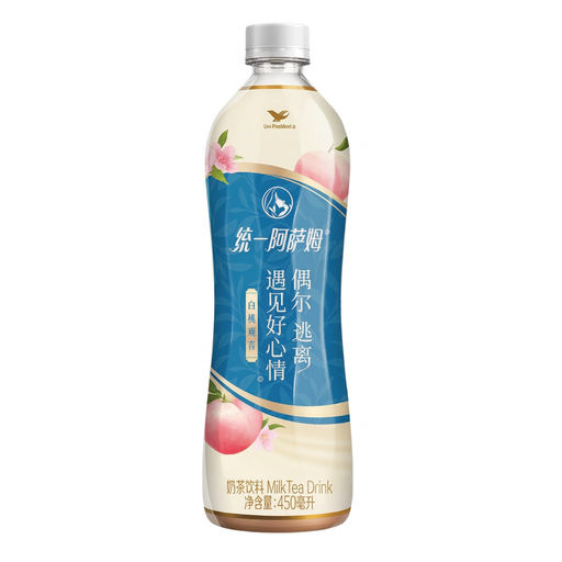 Uni-President Assam Milk Tea Peach and Oolong 450ml
