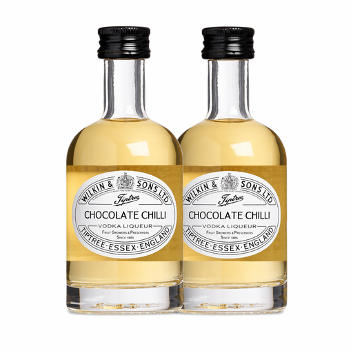 Pack of 2 - Tiptree Chocolate Chilli Vodka Liqueur 25% ABV 5cl