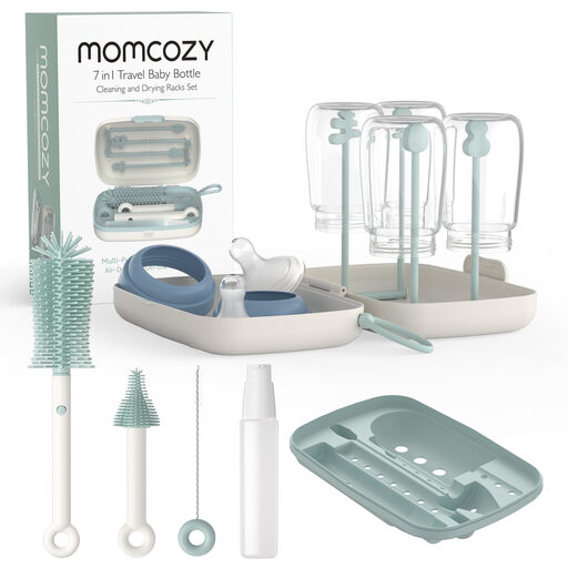 Momcozy 7-in-1 Portable Bottle Cleaning Brush Set