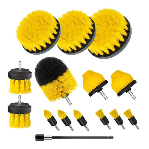 Oxerbog 15-piece drill brush cleaning set