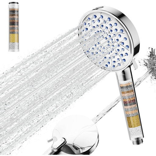 Cobbe Shower Head with Filter, High-Pressure, 7 Spray Modes