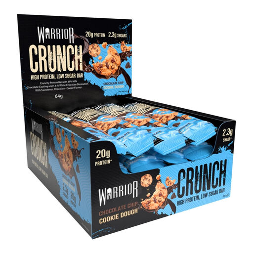 Warrior CRUNCH - Choc Chip Cookie Dough - 64g