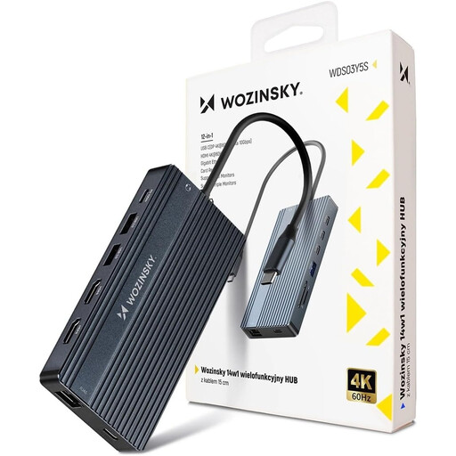 USB-C Hub Adapter 14 in 1 Distributor, USB Splitter, 14 Ports