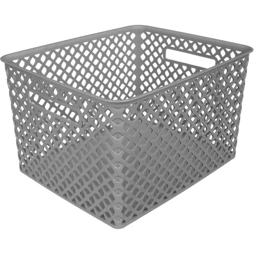 5five Folky Storage Basket - Grey, 19L