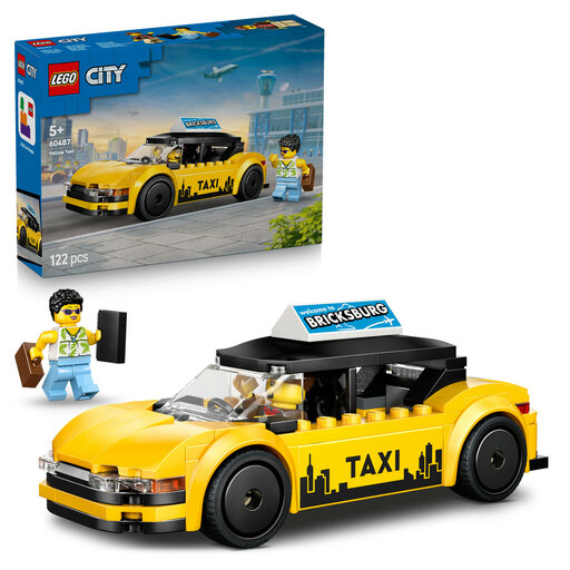 LEGO City 60487 Yellow Taxi