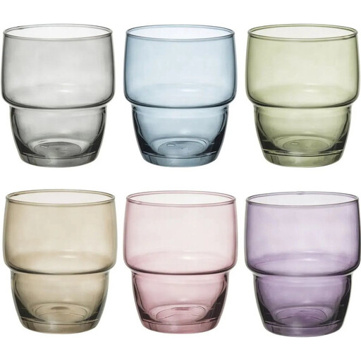 Secret de Gourmet Rodrig Water Glass Set - 280 ml, Multi, 6 pcs