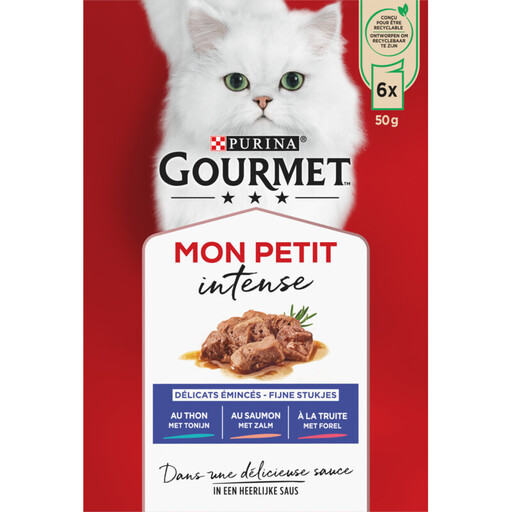 Gourmet Mon Petit Intense Tuna, Salmon & Trout