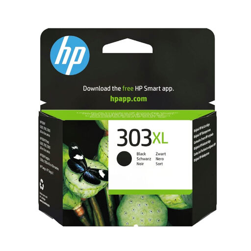 Cartouche d'encre noire haute capacité d'origine HP 303XL