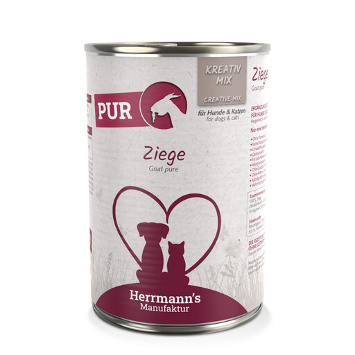HERRMANN'S MANUFAKTUR Pure Goat Meat Dog Food, 400 g