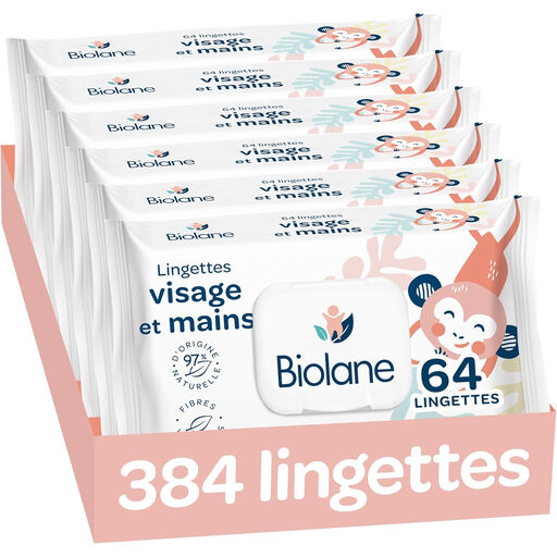 Biolane Baby Face and Hand Wipes