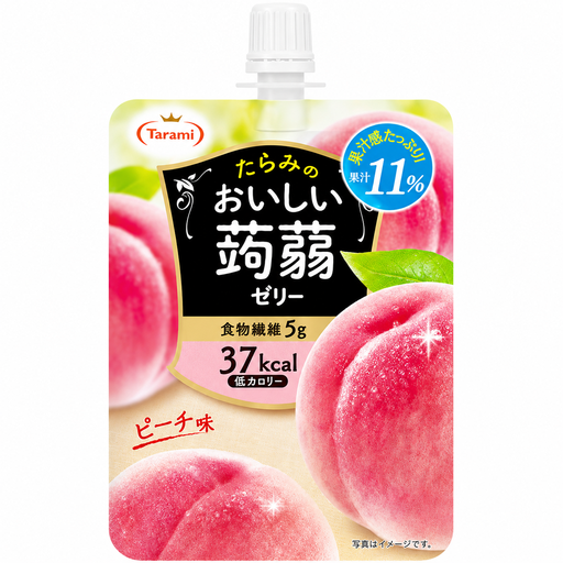 TARAMI Oishii Konjac Jelly Peach 150g