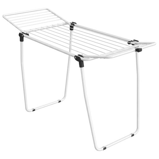 Foldable clothes airer, dimensions when open: 53 × 158 × 93 cm