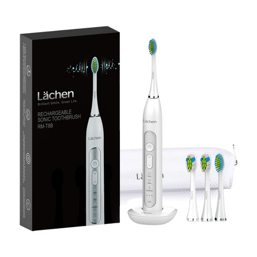 Lächen Sonic Electric Toothbrush for Adults white