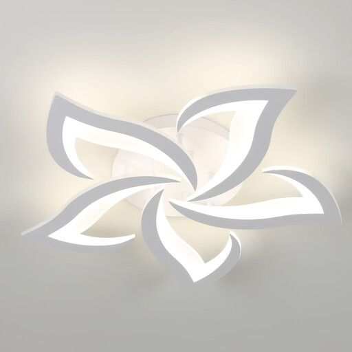 Pheashine Modern Acrylic LED Ceiling Light, with a Swallowtail Design