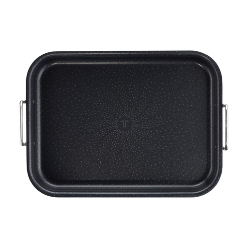 Tefal J1605902 Success Professional Oven Dish with Handles, Aluminum, Brown, 27 x 37 x 4.5 cm