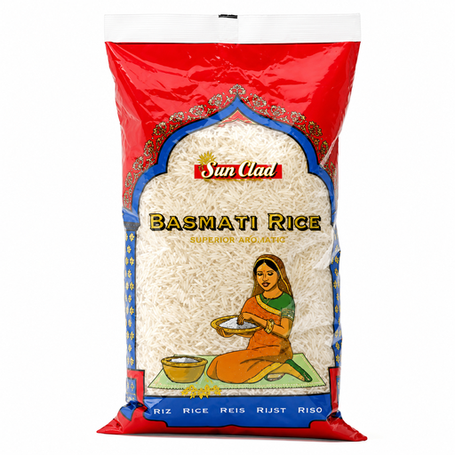 5 kg pack of Sun Clad basmati rice
