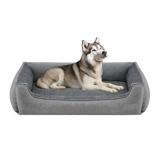 Ochama Dog bed linen look, XXL, Light grey