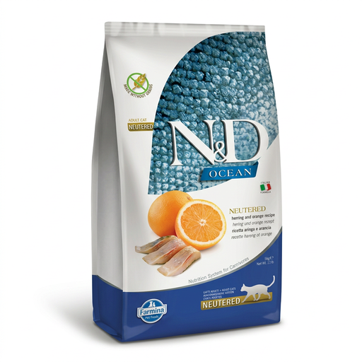 Farmina N&D Ocean Neutered Cat Herring 5 kg