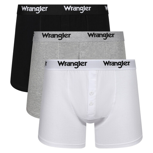 WRANGLER BUTTON FLY TRUNK TAIT 3-PACK