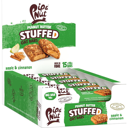 Pip & Nut Apple & Cinnamon Peanut Butter Stuffed Oat Bar