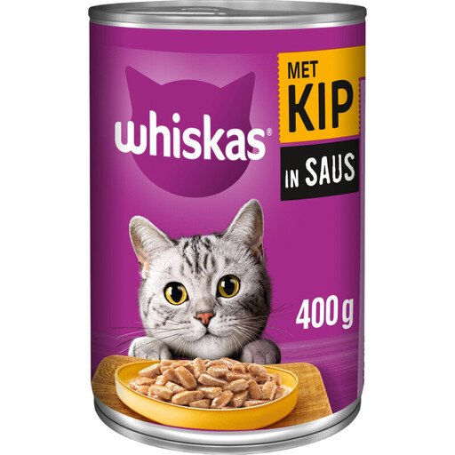 Whiskas Adult Wet Cat Food Chicken in Sauce 400g