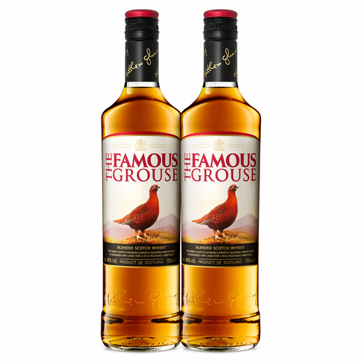 Pack of 2 - The Famous Grouse Finest Blended Scotch Whisky 70cl