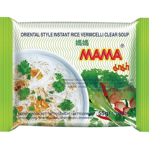 Vermicelles de Riz Instantanés MAMA, Saveur Orientale, 55g