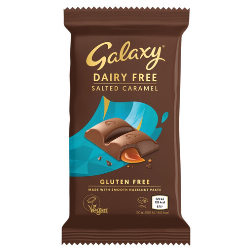 Galaxy Caramel Vegan Chocolate Bar Dairy Free