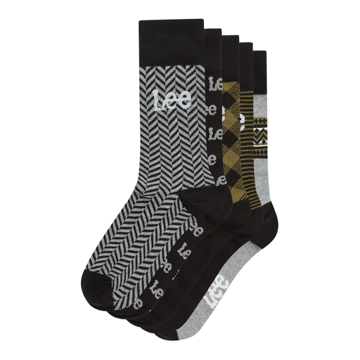 LEE SOCKS GIFT BOX ZYLAR-BLACK/GREY-39-42