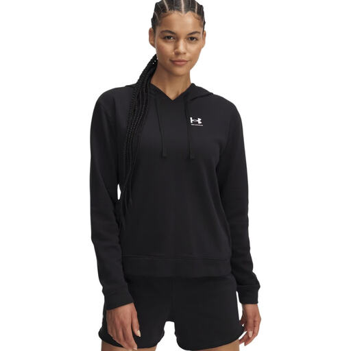 Under Armour Women's UA Rival Terry Hoodie in black