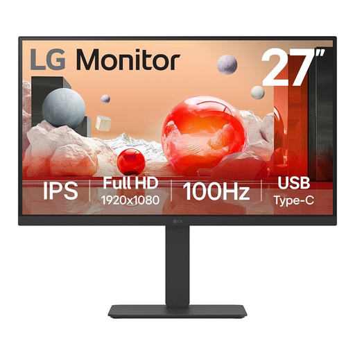 LG 27BA750-B Computer Monitor 68.6 cm (27") 1920 x 1080 Pixels Full HD LCD Black